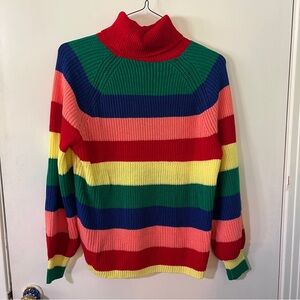 Colorful Striped Women's Sweater